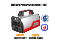 Solar Power 500w Bank Przenośna bateria litowo-jonowa 14,8 V 518 Wh na kemping