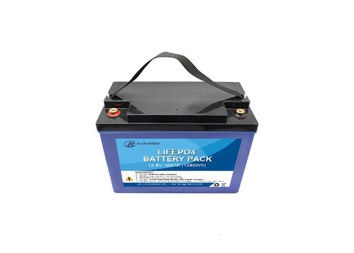 Dostosowana bateria słoneczna LiFePO4 12,8 V 100 Ah M8 do oświetlenia ulicznego